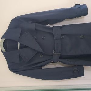 Uniqlo Navy Trench Coat